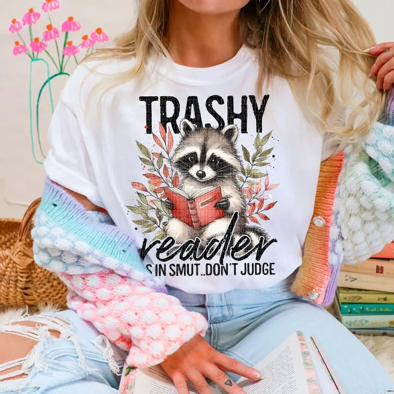 Trashy Reader  DTF Transfers - THIS IS NOT A SHIRT Hoodie, Sweatshirt | RetroVerseTees.com