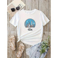 Travel - inspired Gunpla brand Trendy Tee: Wear Your Love for New York with WB shield Charming Statue FOG Liberty Gunpla...