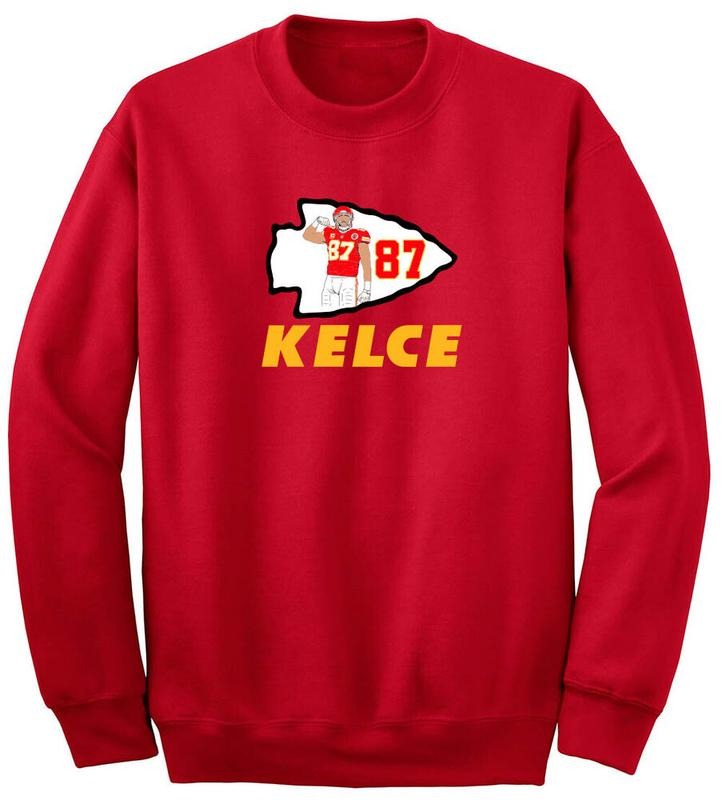 Travis Kelce Kansas City Chiefs Logo Sweatshirt T-Shirts, Hoodie | RetroVerseTees.com