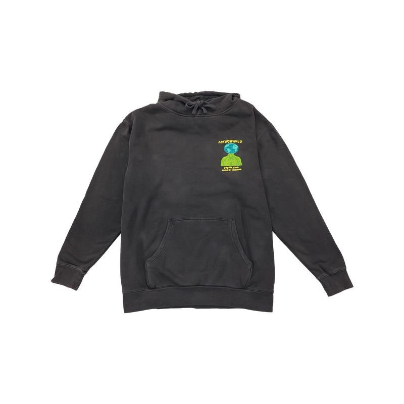 Travis Scott ASTROWORLD WASHED HOODIE Grey T-Shirts, Sweatshirt | RetroVerseTees.com