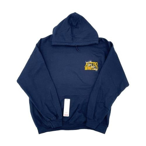Travis Scott Astroworld Houston Exclusive Blue Hoodie (93665-554) Men Size S-XXL T-Shirts, Sweatshirt | RetroVerseTees.com