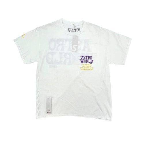 Travis Scott Astroworld LA Exclusive White Tee (93665-125) Men's Size XL-3XL Hoodie, Sweatshirt | RetroVerseTees.com