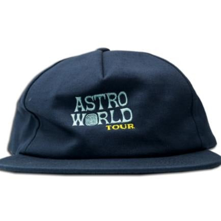 Travis Scott Astroworld Tour Snapback Hat Navy 2018 (93665-0037) One Size T-Shirts, Hoodie, Sweatshirt | RetroVerseTees.com