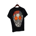 Travis Scott Birds Eye View Metallic Skull Tee Black (93665-218) Mens Size S-2XL Hoodie, Sweatshirt | RetroVerseTees.com