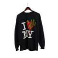 Travis Scott I Love NY MSG Long Sleeve Tee Black Hoodie, Sweatshirt | RetroVerseTees.com