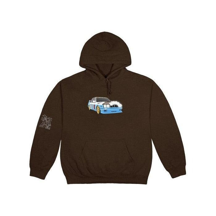 Travis Scott JACKBOYS Vehicle Hoodie Brown T-Shirts, Sweatshirt | RetroVerseTees.com