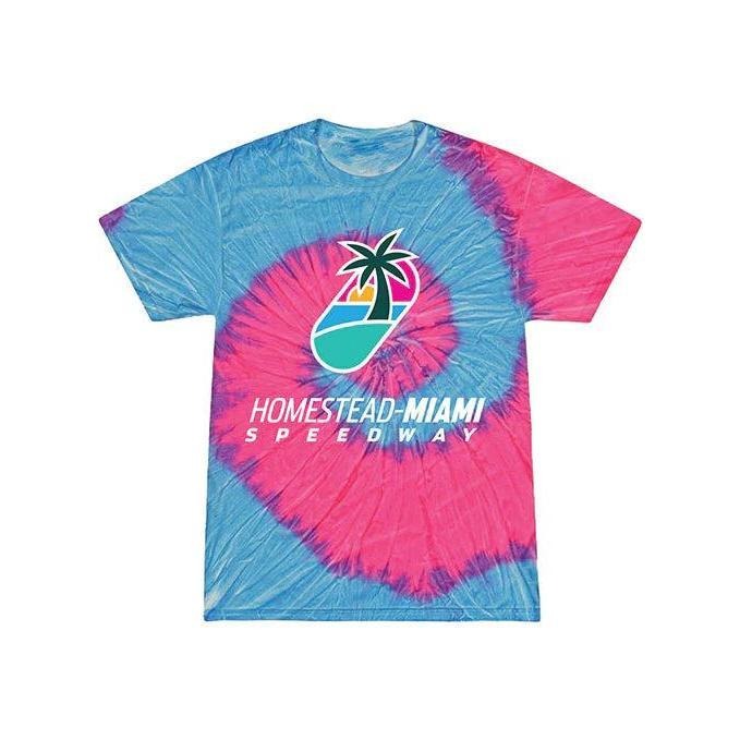 Travis Scott Miami Festival Run Tie Dye T-Shirt 93665-349 Men's Size S-XXL Hoodie, Sweatshirt | RetroVerseTees.com
