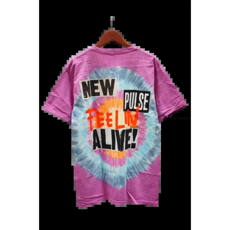 Travis Scott New Pulse Feeling Alive! Tee Tie-Dye Hoodie, Sweatshirt | RetroVerseTees.com