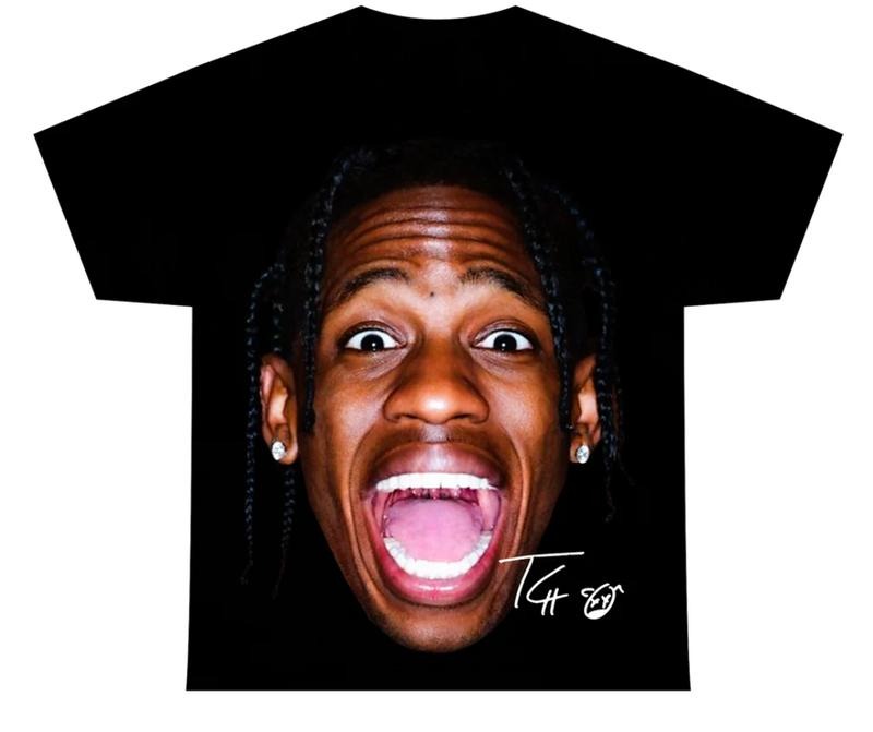Travis Scott T-SHIRT  Rap Tee Concert Merch  Rare Hip Hop Graphic Print Hoodie, Sweatshirt | RetroVerseTees.com