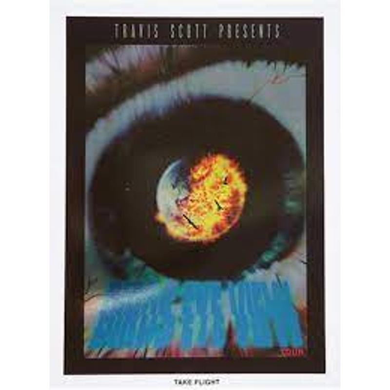 Travis Scott Take Flight Poster Multi T-Shirts, Hoodie, Sweatshirt | RetroVerseTees.com
