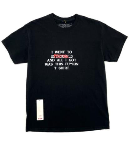 Travis Scott Where Were You Black Tee (93665-236) Men's Size S-XXL Hoodie, Sweatshirt | RetroVerseTees.com