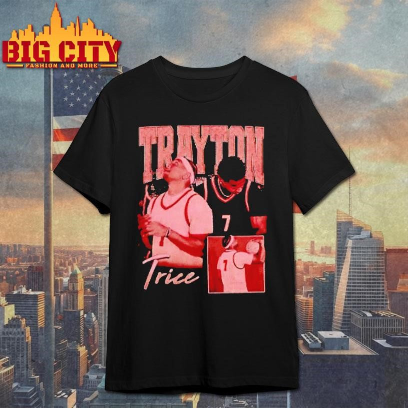 Traytontrice 2025 26 Mens Basketball Graphic Vintage Shirt