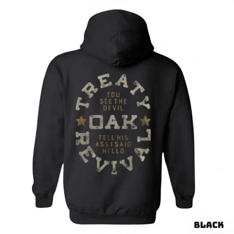 Treaty Oak Revival Hoodie - Boldly express your style with this unique hoodie - Unisex Trendy Hoodie Classic Shirrt -...