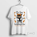 Trending Black Cat Its Fine Im Fine Multiple Sclerosis Logo T-Shirts, Hoodie, Sweatshirt | RetroVerseTees.com