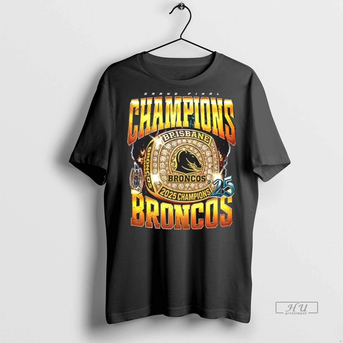Trending Brisbane Broncos 2025 Grand Final Champions Ring Shirt Sweater