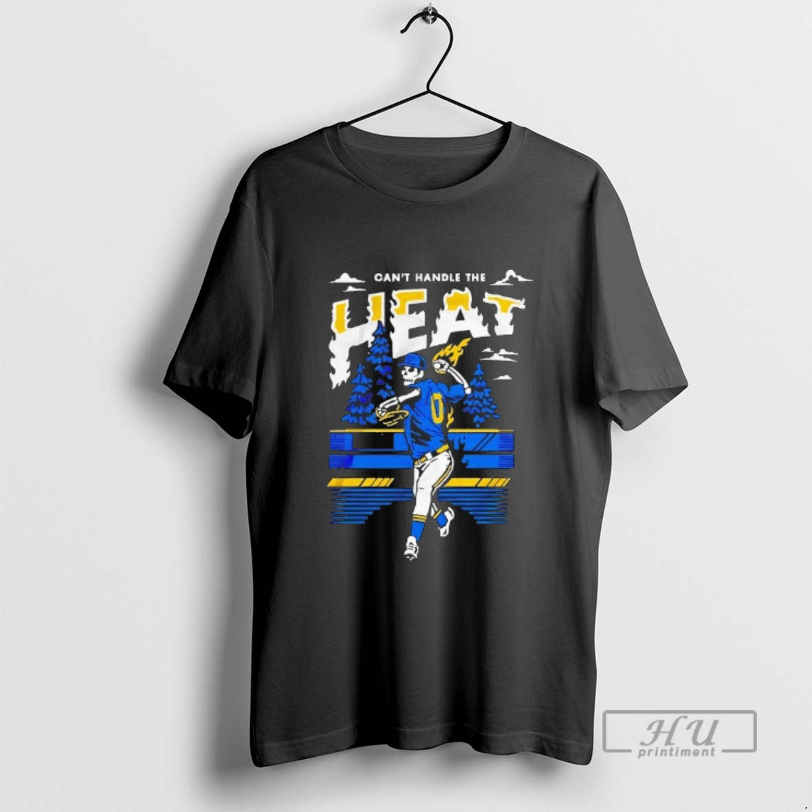 Trending Cant Handle The Heat Crewneck Baseball Blackshirt T Shirts
