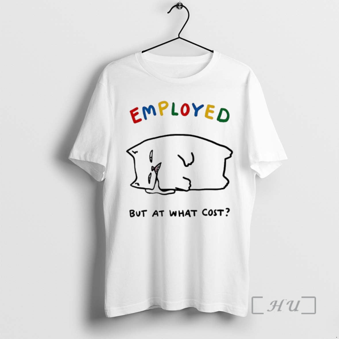Trending Employed Cat But At What Cost T-Shirts, Hoodie, Sweatshirt | RetroVerseTees.com