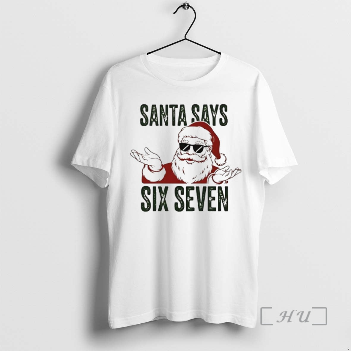 Trending Funny Santa Claus Six Seven 6 7 T-Shirts, Hoodie, Sweatshirt | RetroVerseTees.com