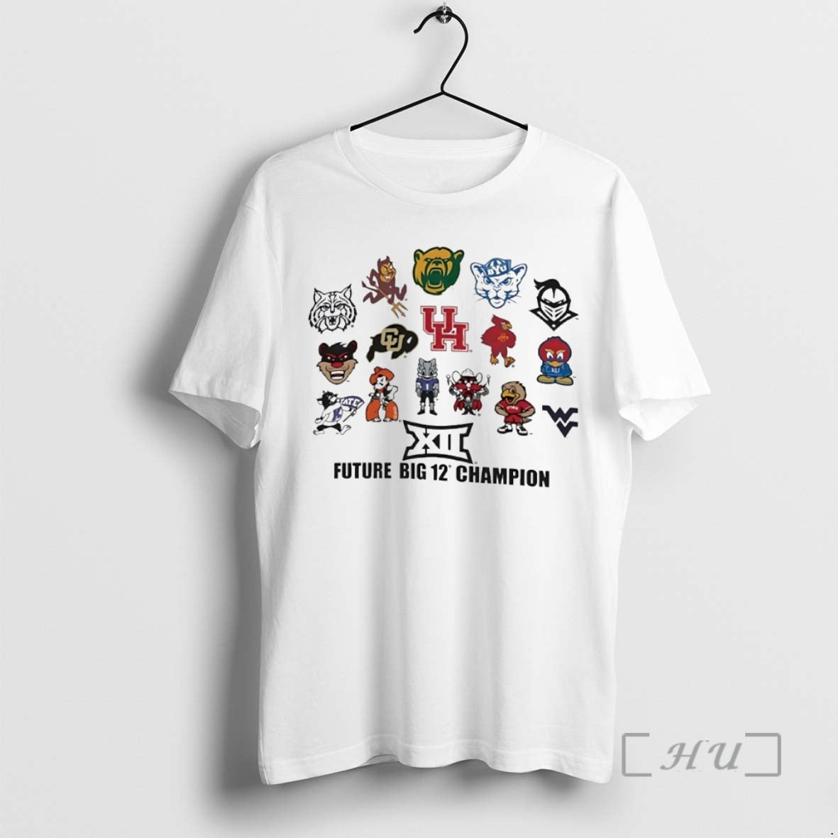 Trending Future Big 12 Champion Mascot Circle T-Shirts, Hoodie, Sweatshirt | RetroVerseTees.com