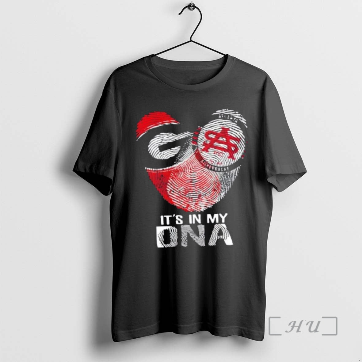 Trending Georgia City Sports Bulldogs X Atlanta Silverbacks Its In My Dna Fingerprint Heart Premium T-Shirts, Hoodie,...