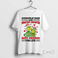 Trending Grinch Asshole Dad And Smartass Daughter And Best Friends For Life Merry Christmas Premium T-Shirts, Hoodie,...