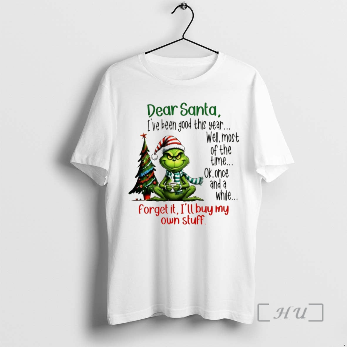 Trending Grinch Dear Santa Ive Been Good This Year Well Most Of The Time Ok T-Shirts, Hoodie, Sweatshirt | RetroVerseTees.com