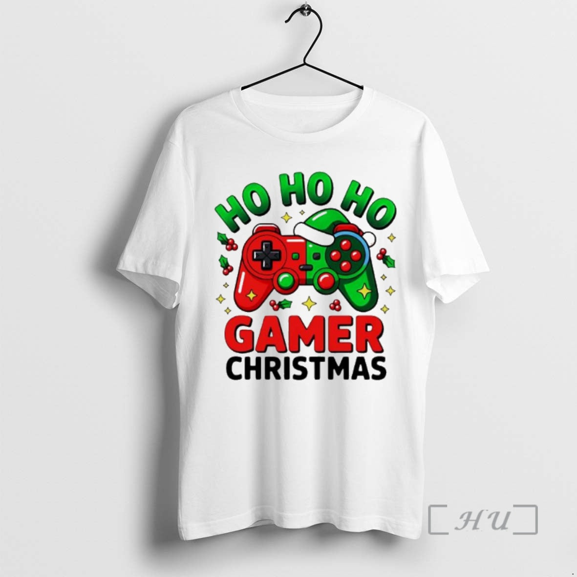 Trending Ho Ho Ho Gamer Christmas T-Shirts, Hoodie, Sweatshirt | RetroVerseTees.com