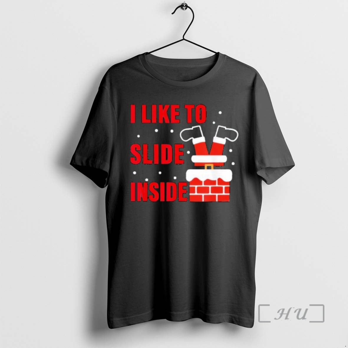 Trending I Like To Slide Inside Santa Christmas T-Shirts, Hoodie, Sweatshirt | RetroVerseTees.com