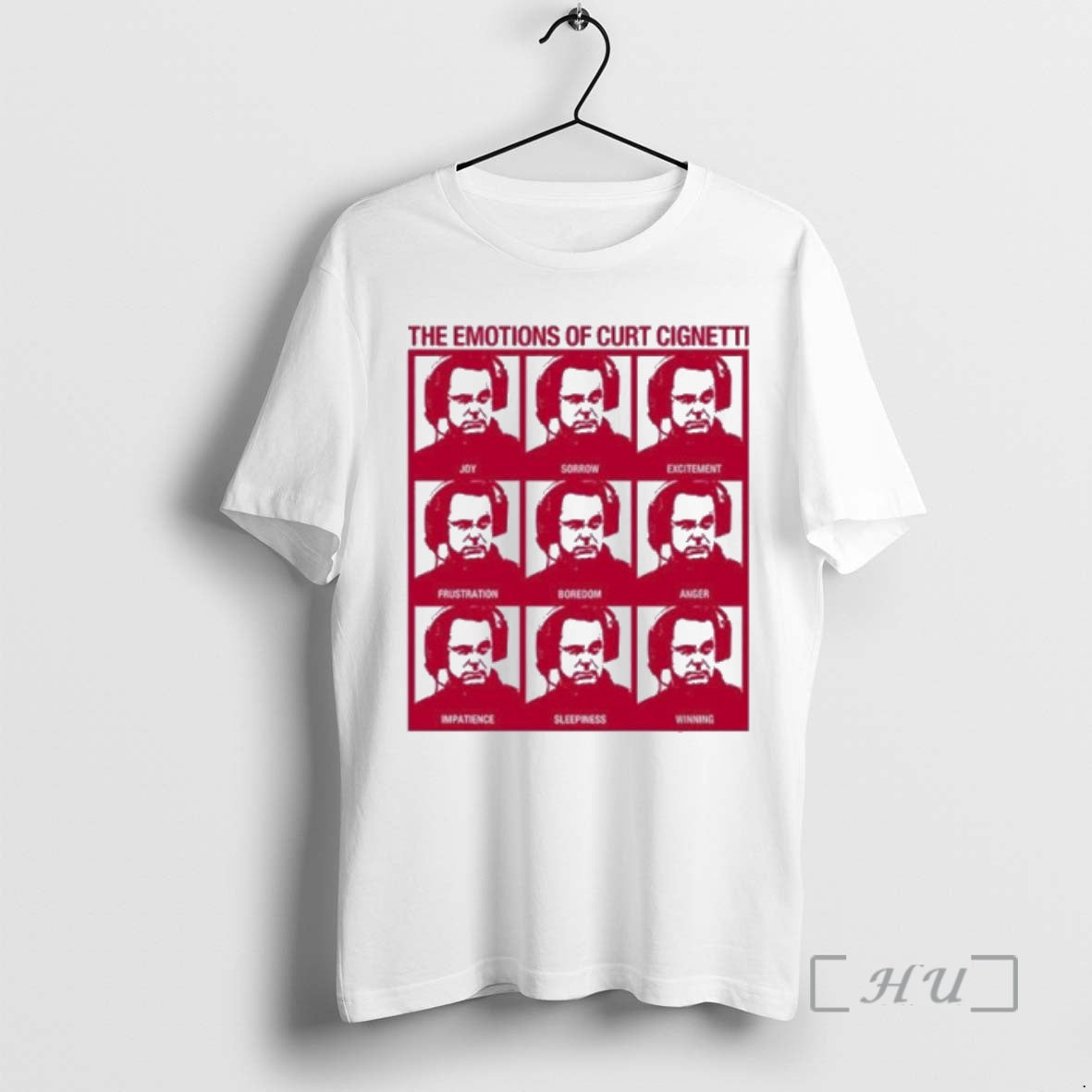 Trending Iu Football The Emotions Of Curt Cignetti Coach Champions T-Shirts, Hoodie, Sweatshirt | RetroVerseTees.com