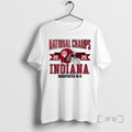Trending Indiana Football 2025 Cfp National Champions Arched Helmet T-Shirts, Hoodie, Sweatshirt | RetroVerseTees.com