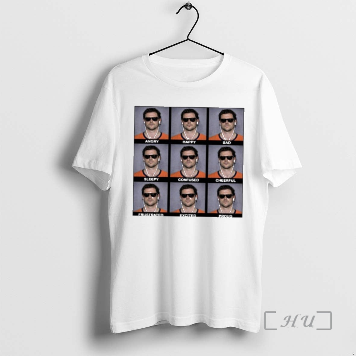 Trending Jarrett Stidham Angry Happy Sad Emoji T-Shirts, Hoodie, Sweatshirt | RetroVerseTees.com