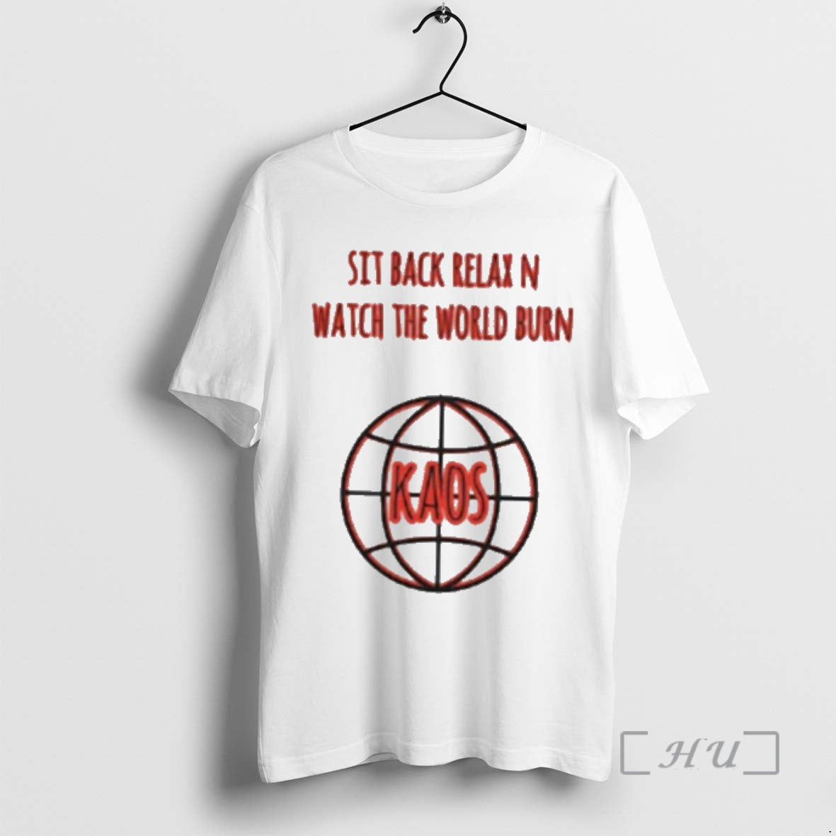 Trending Kaos Sit Back Relax N Watch The World Burn T-Shirts, Hoodie, Sweatshirt | RetroVerseTees.com
