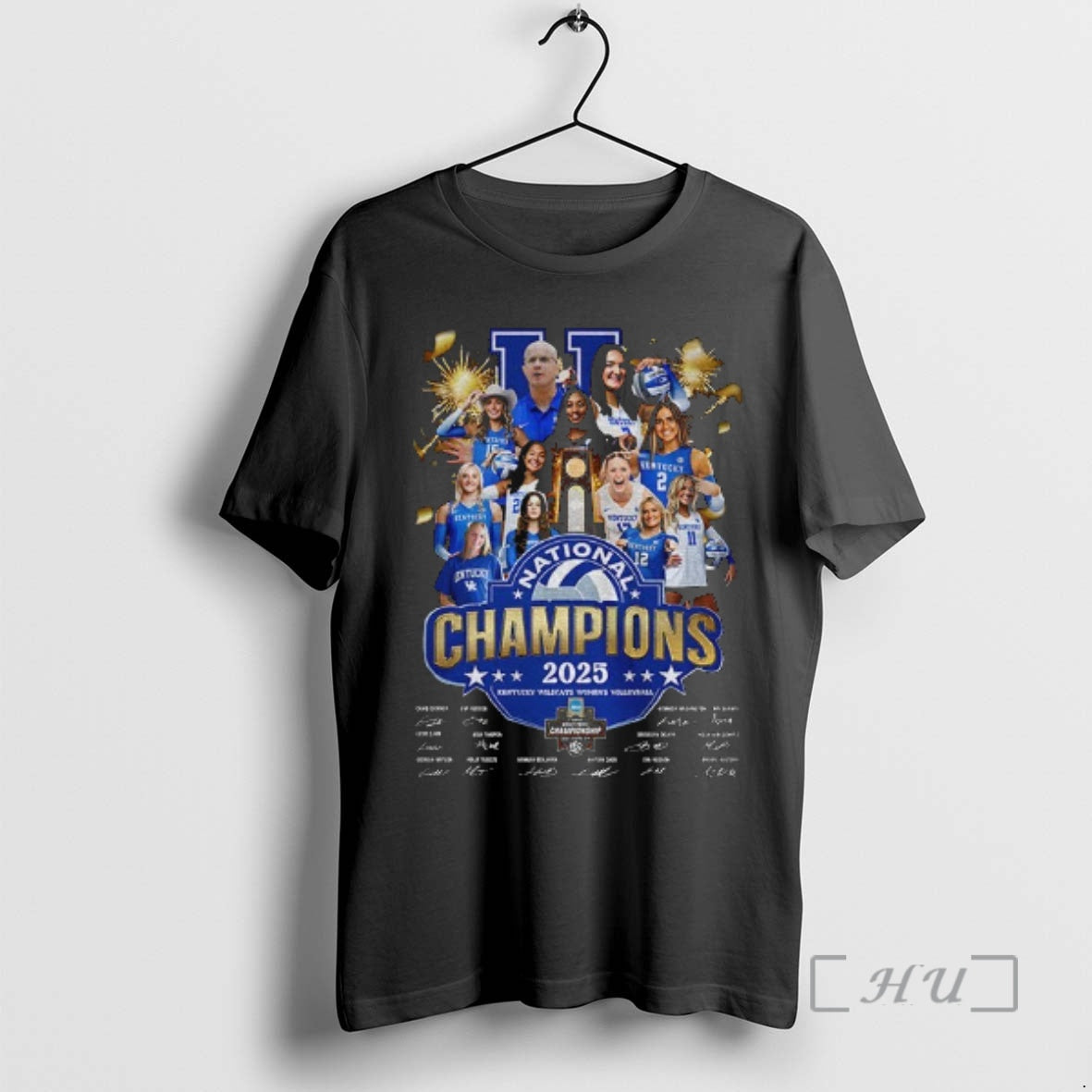 Trending Kentucky Wildcats Womens Volleyball 2025 National Champions Signatures T-Shirts, Hoodie, Sweatshirt