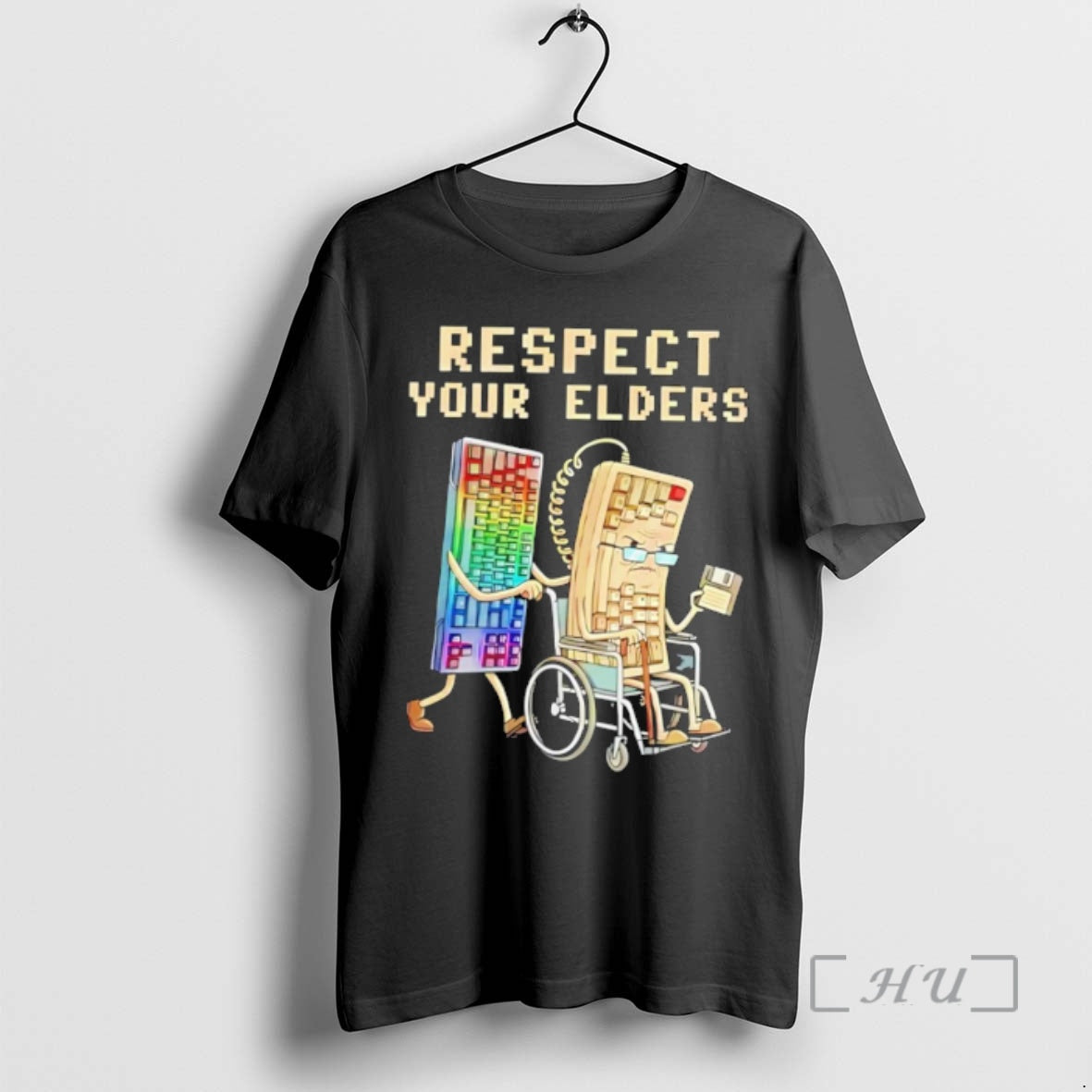 Trending Keyboard Respect Your Elders T-Shirts, Hoodie, Sweatshirt | RetroVerseTees.com