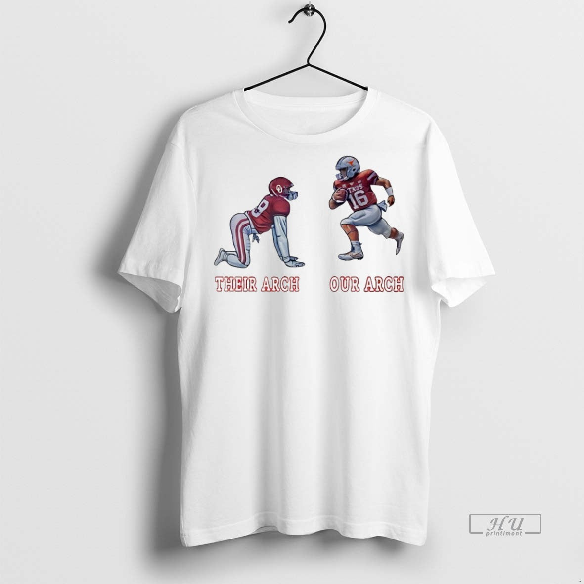 Trending Kyle Umlang Texas Longhorns And Oklahoma Sooners Their Arch Our Arch Shirt Sweater