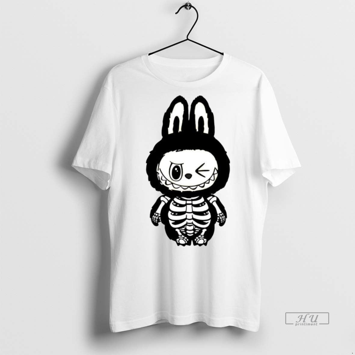 Trending Labubu Skeleton Monster Halloween Shirt Sweater