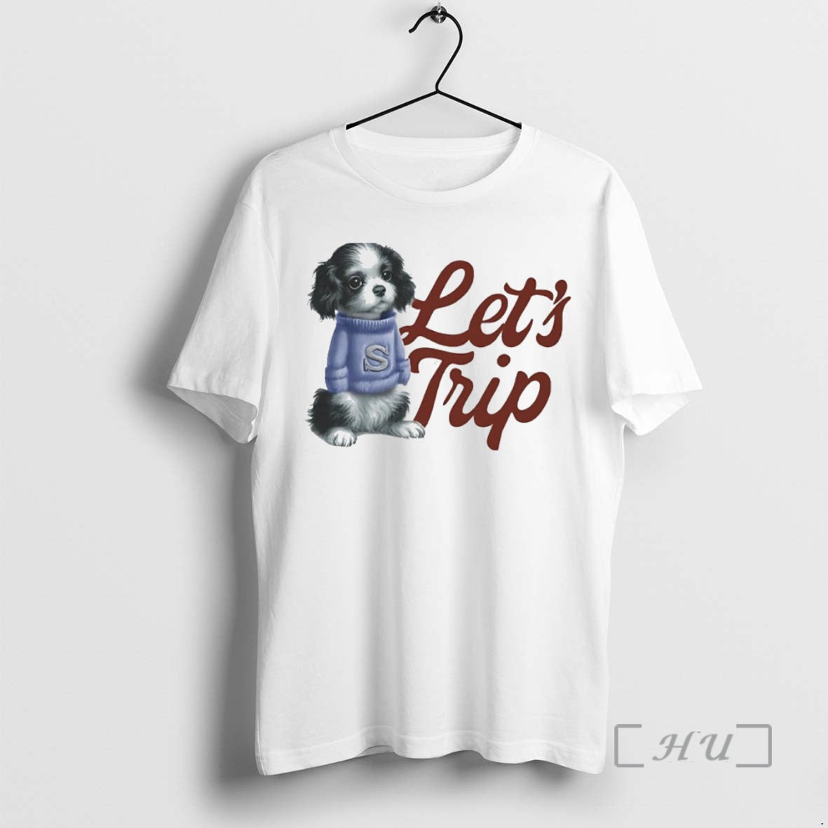 Trending Lets Trip Puppy Circle T-Shirts, Hoodie, Sweatshirt | RetroVerseTees.com