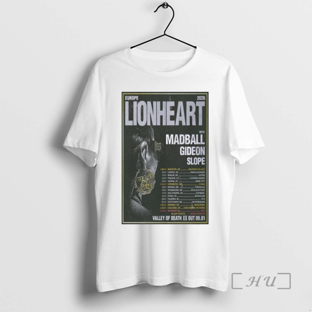 Trending Lionheart Europe Tour 2026 T-Shirts, Hoodie, Sweatshirt | RetroVerseTees.com