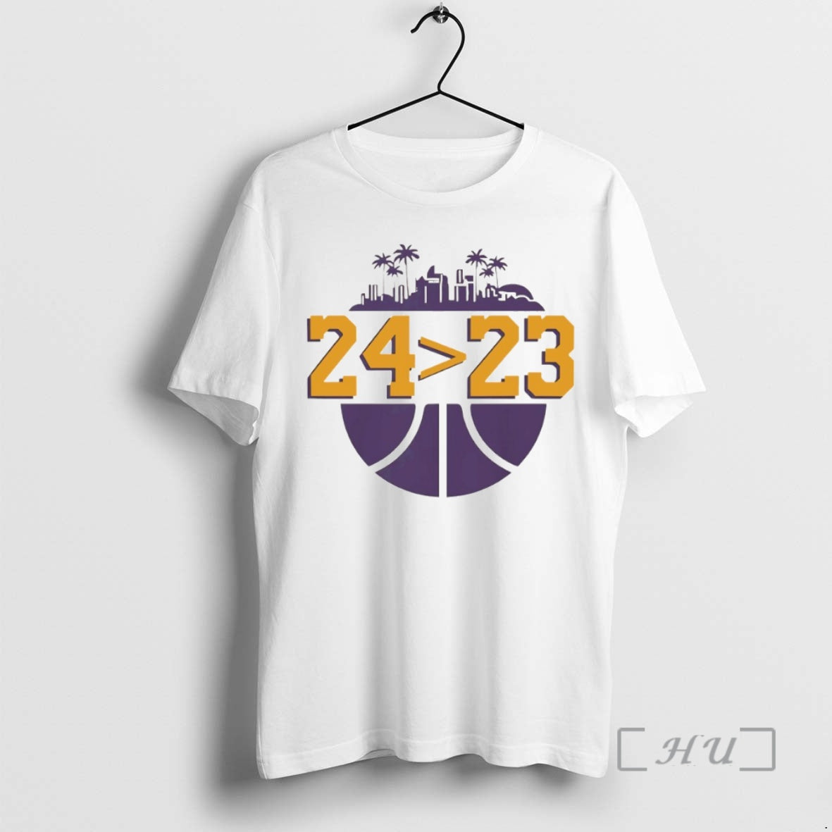 Trending Los Angeles Lakers 24 Over 23 Circle T-Shirts, Hoodie, Sweatshirt | RetroVerseTees.com
