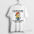 Trending Minion If Swearing Burned Calories Id Be A Skinny Bitch By Now Premium T-Shirts, Hoodie, Sweatshirt