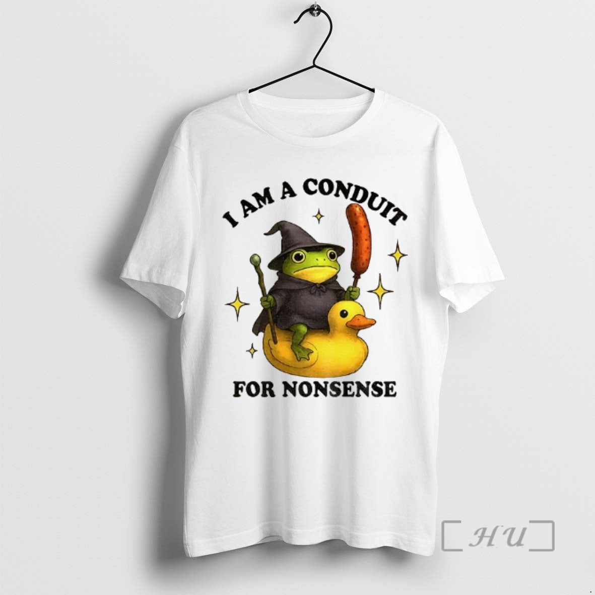 Trending Nonsense Frog I Am A Conduit For Nonsense T-Shirts, Hoodie, Sweatshirt | RetroVerseTees.com