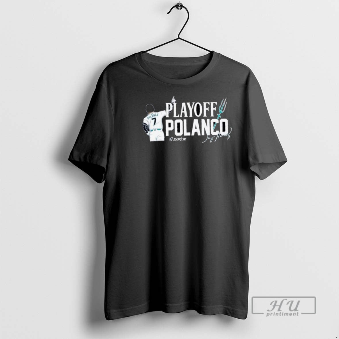 Trending Official Jorge Polanco Playoff Celebration Seattle Mariners T Shirt