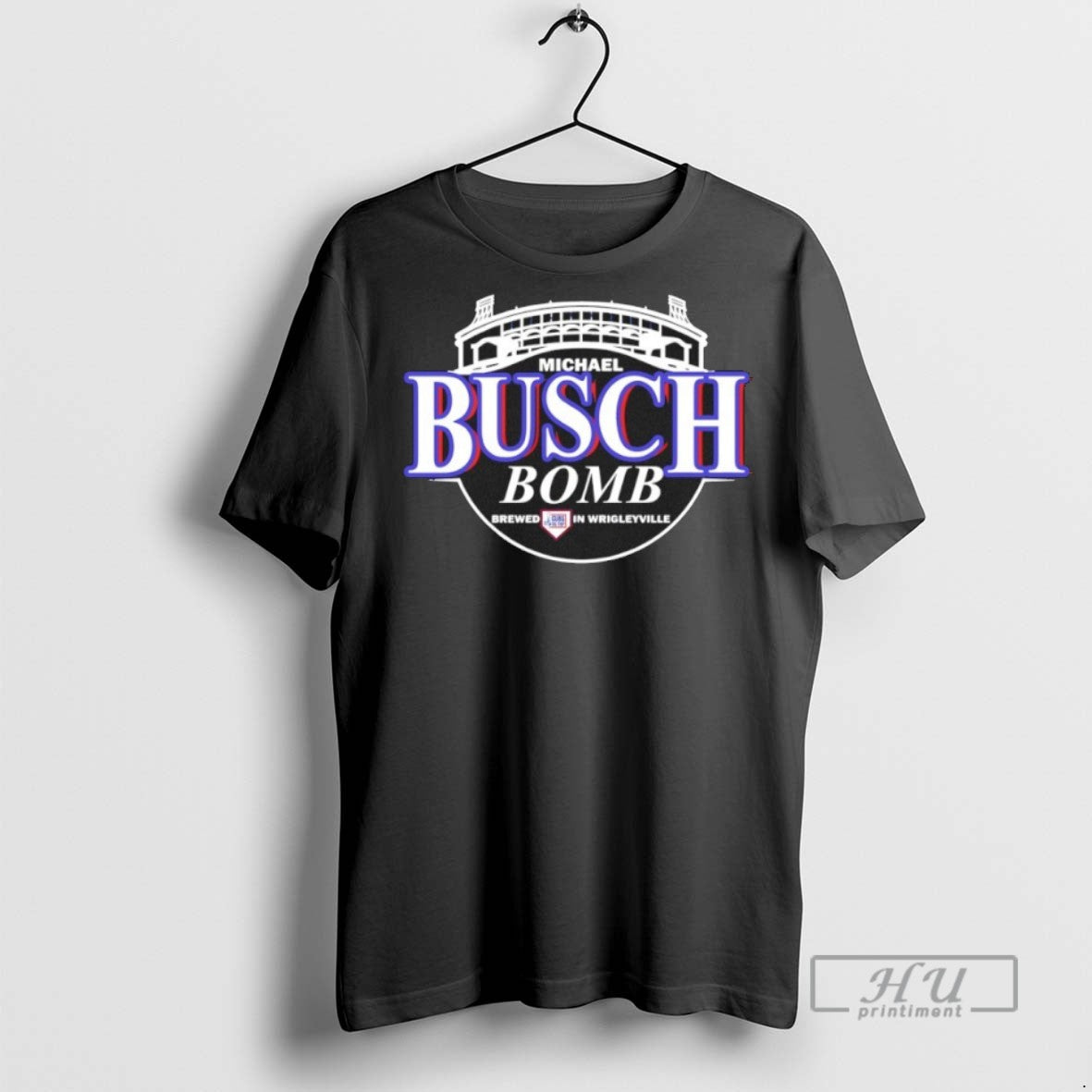 Trending Official Michael Busch Bomb Brewed Cubs On Tap In Wrigleville T Shirt