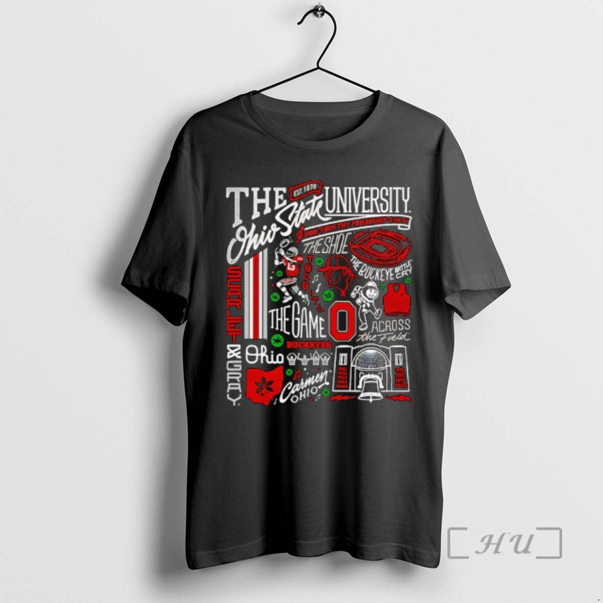 Trending Ohio State Heritage Collage The Game T-Shirts, Hoodie, Sweatshirt | RetroVerseTees.com