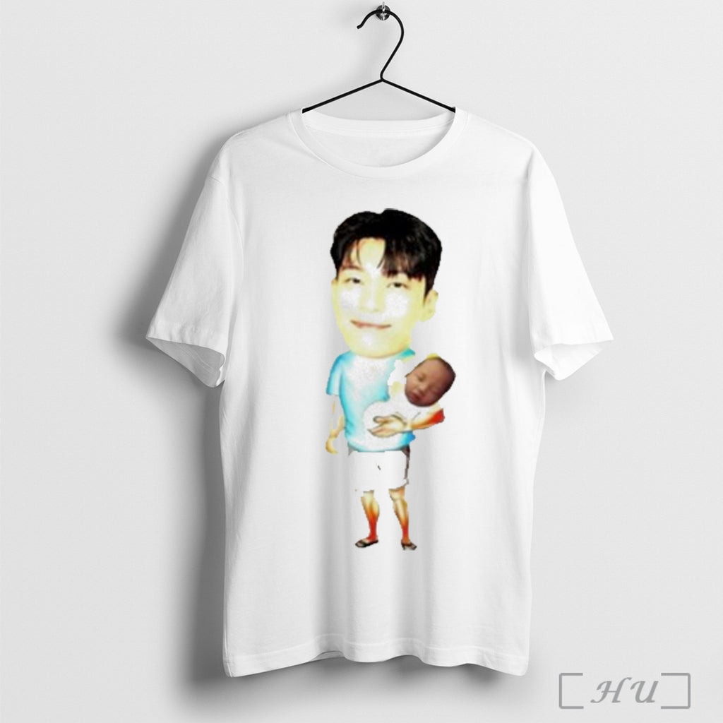 Trending Papa Front Man Wi Ha Carry Player 222 Squid Game 3 T Shirt