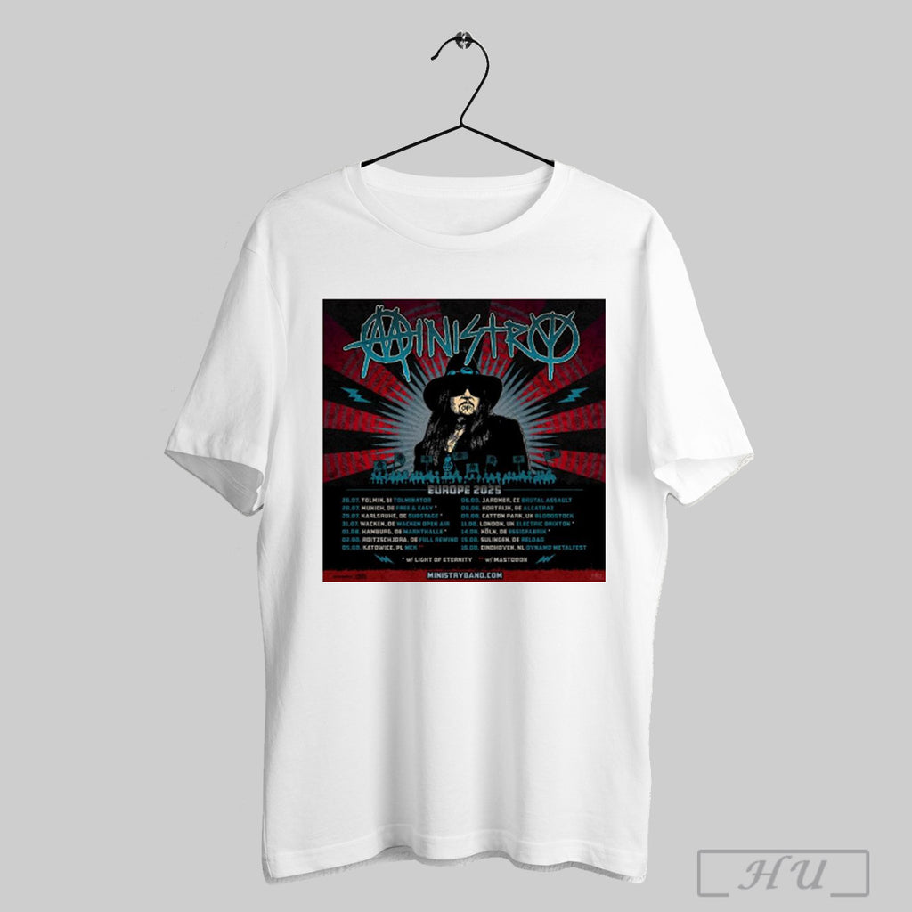 Trending Poster Ministry Summer Europe Tour 2025 Headline Shows With Light Of Eternity July And