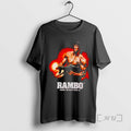 Trending Rambo Gun First Blood Collage T-Shirts, Hoodie, Sweatshirt | RetroVerseTees.com