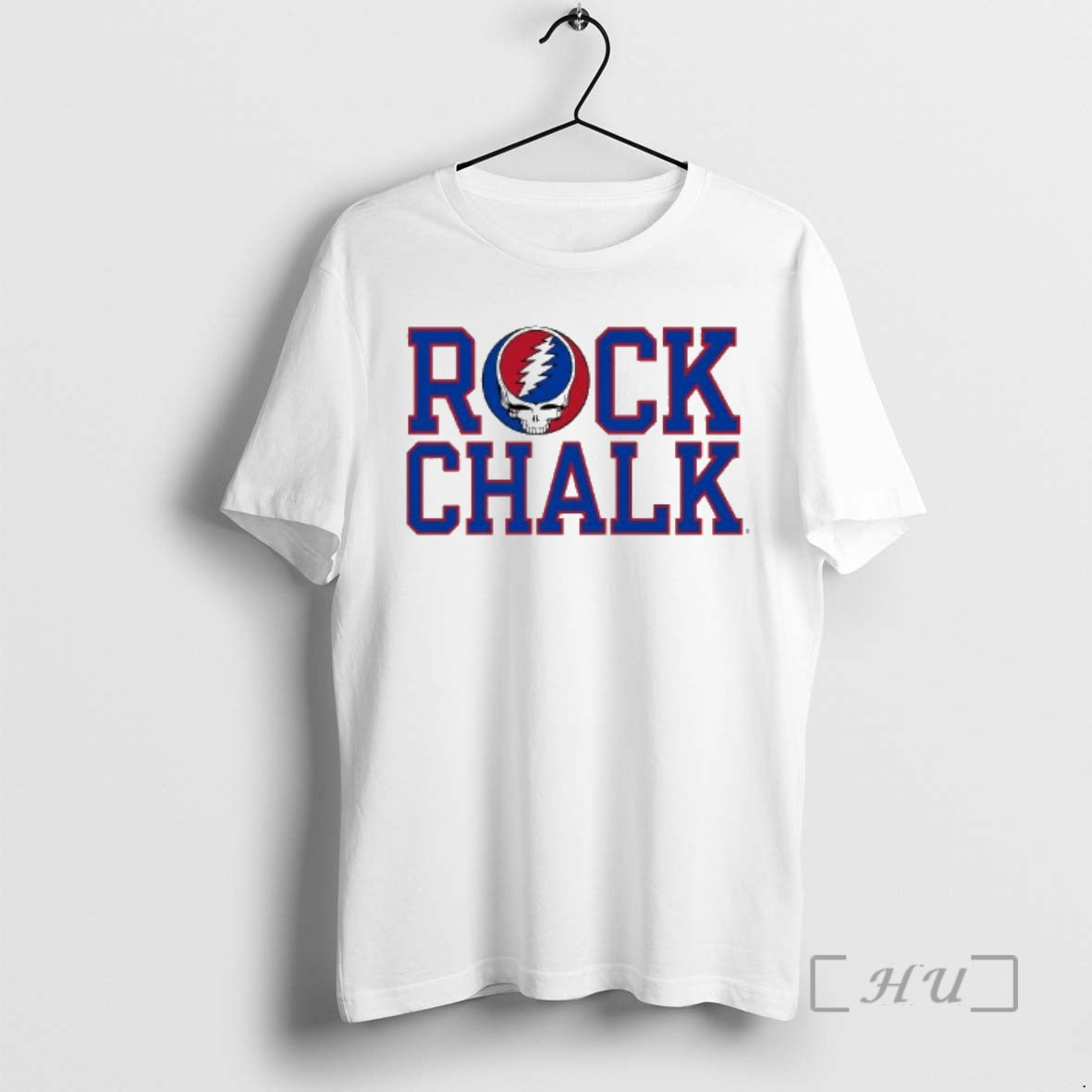 Trending Rock Chalk University Of Kansas And The Grateful Dead T-Shirts, Hoodie, Sweatshirt | RetroVerseTees.com