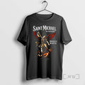 Trending Saint Michael The Archangel Defend Us In Battle T-Shirts, Hoodie, Sweatshirt | RetroVerseTees.com