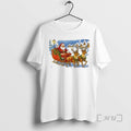 Trending Santa Sleigh Reindeer Christmas T-Shirts, Hoodie, Sweatshirt | RetroVerseTees.com